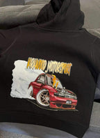 Kirkwood Motorsport cartoon cosmo kids hoodie