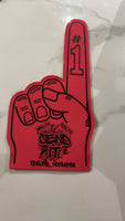 Kirkwood Motorsport foam finger